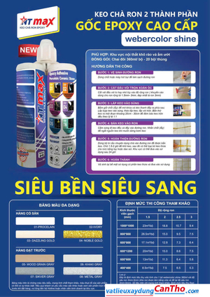 Keo Chích Mạch Epoxy Trong Nhà